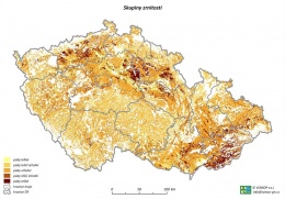 Obr. 1 Skupiny zrnitosti půd v ČR