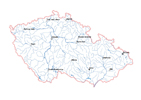 Hlavní vodní toky v České republice